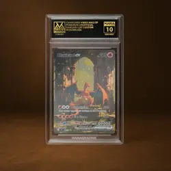 CHARIZARD VMAX MANA GRADE 10 POKEMON CUSTOM PSA STACKABLE SLAB GET 1 FREE - Image 1