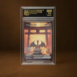 CHARIZARD VMAX MANA GRADE 10 POKEMON CUSTOM PSA STACKABLE SLAB GET 1 FREE - Image 1