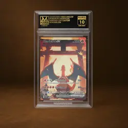 CHARIZARD VMAX MANA GRADE 10 POKEMON CUSTOM PSA STACKABLE SLAB GET 1 FREE - Image 1