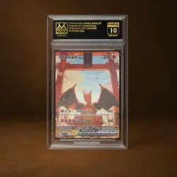 CHARIZARD VMAX MANA GRADE 10 POKEMON CUSTOM PSA STACKABLE SLAB GET 1 FREE - Image 1