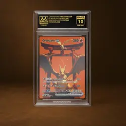 CHARIZARD VMAX MANA GRADE 10 POKEMON CUSTOM PSA STACKABLE SLAB GET 1 FREE - Image 1