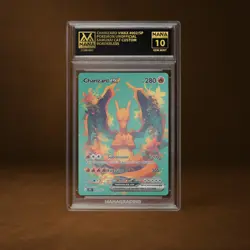 CHARIZARD VMAX MANA GRADE 10 POKEMON CUSTOM PSA STACKABLE SLAB GET 1 FREE - Image 1