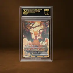 CHARIZARD VMAX MANA GRADE 10 POKEMON CUSTOM PSA STACKABLE SLAB GET 1 FREE - Image 1