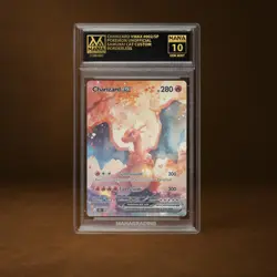 CHARIZARD VMAX MANA GRADE 10 POKEMON CUSTOM PSA STACKABLE SLAB GET 1 FREE - Image 1