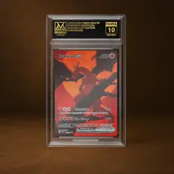 CHARIZARD VMAX MANA GRADE 10 POKEMON CUSTOM PSA STACKABLE SLAB GET 1 FREE - Image 1