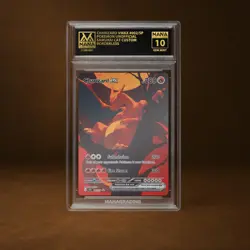 CHARIZARD VMAX MANA GRADE 10 POKEMON CUSTOM PSA STACKABLE SLAB GET 1 FREE - Image 1