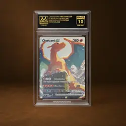 CHARIZARD VMAX MANA GRADE 10 POKEMON CUSTOM PSA STACKABLE SLAB GET 1 FREE - Image 1