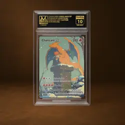 CHARIZARD VMAX MANA GRADE 10 POKEMON CUSTOM PSA STACKABLE SLAB GET 1 FREE - Image 1
