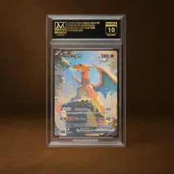 CHARIZARD VMAX MANA GRADE 10 POKEMON CUSTOM PSA STACKABLE SLAB GET 1 FREE - Image 1