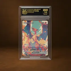 CHARIZARD VMAX MANA GRADE 10 POKEMON CUSTOM PSA STACKABLE SLAB GET 1 FREE - Image 1