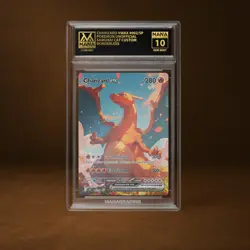 CHARIZARD VMAX MANA GRADE 10 POKEMON CUSTOM PSA STACKABLE SLAB GET 1 FREE - Image 1