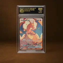 CHARIZARD VMAX MANA GRADE 10 POKEMON CUSTOM PSA STACKABLE SLAB GET 1 FREE - Image 1