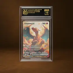 CHARIZARD VMAX MANA GRADE 10 POKEMON CUSTOM PSA STACKABLE SLAB GET 1 FREE - Image 1