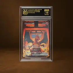 CHARIZARD VMAX MANA GRADE 10 POKEMON CUSTOM PSA STACKABLE SLAB GET 1 FREE - Image 1