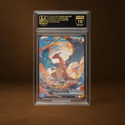 CHARIZARD VMAX MANA GRADE 10 POKEMON CUSTOM PSA STACKABLE SLAB GET 1 FREE - Image 1