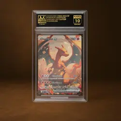CHARIZARD VMAX MANA GRADE 10 POKEMON CUSTOM PSA STACKABLE SLAB GET 1 FREE - Image 1