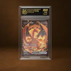 CHARIZARD VMAX MANA GRADE 10 POKEMON CUSTOM PSA STACKABLE SLAB GET 1 FREE - Image 1