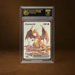CHARIZARD VMAX MANA GRADE 10 POKEMON CUSTOM PSA STACKABLE SLAB GET 1 FREE - Image 1