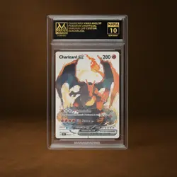 CHARIZARD VMAX MANA GRADE 10 POKEMON CUSTOM PSA STACKABLE SLAB GET 1 FREE - Image 1