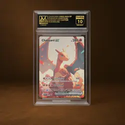 CHARIZARD VMAX MANA GRADE 10 POKEMON CUSTOM PSA STACKABLE SLAB GET 1 FREE - Image 1