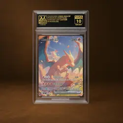CHARIZARD VMAX MANA GRADE 10 POKEMON CUSTOM PSA STACKABLE SLAB GET 1 FREE - Image 1