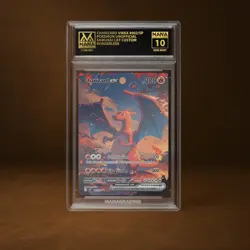 CHARIZARD VMAX MANA GRADE 10 POKEMON CUSTOM PSA STACKABLE SLAB GET 1 FREE - Image 1
