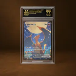 CHARIZARD VMAX MANA GRADE 10 POKEMON CUSTOM PSA STACKABLE SLAB GET 1 FREE - Image 1