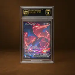 CHARIZARD VMAX MANA GRADE 10 POKEMON CUSTOM PSA STACKABLE SLAB GET 1 FREE - Image 1