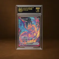 CHARIZARD VMAX MANA GRADE 10 POKEMON CUSTOM PSA STACKABLE SLAB GET 1 FREE - Image 1