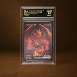 CHARIZARD VMAX MANA GRADE 10 POKEMON CUSTOM PSA STACKABLE SLAB GET 1 FREE - Image 1
