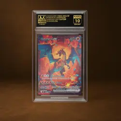 CHARIZARD VMAX MANA GRADE 10 POKEMON CUSTOM PSA STACKABLE SLAB GET 1 FREE - Image 1