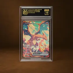 CHARIZARD VMAX MANA GRADE 10 POKEMON CUSTOM PSA STACKABLE SLAB GET 1 FREE - Image 1