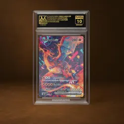 CHARIZARD VMAX MANA GRADE 10 POKEMON CUSTOM PSA STACKABLE SLAB GET 1 FREE - Image 1