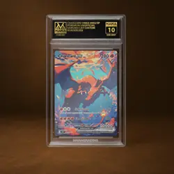CHARIZARD VMAX MANA GRADE 10 POKEMON CUSTOM PSA STACKABLE SLAB GET 1 FREE - Image 1