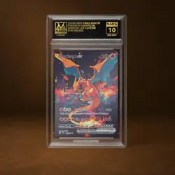 CHARIZARD VMAX MANA GRADE 10 POKEMON CUSTOM PSA STACKABLE SLAB GET 1 FREE - Image 1