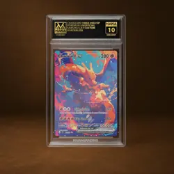 CHARIZARD VMAX MANA GRADE 10 POKEMON CUSTOM PSA STACKABLE SLAB GET 1 FREE - Image 1