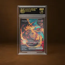 CHARIZARD VMAX MANA GRADE 10 POKEMON CUSTOM PSA STACKABLE SLAB GET 1 FREE - Image 1