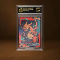 CHARIZARD VMAX MANA GRADE 10 POKEMON CUSTOM PSA STACKABLE SLAB GET 1 FREE - Image 1
