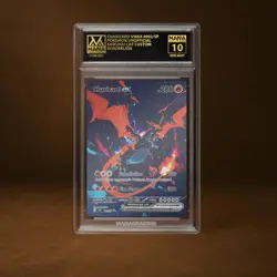 CHARIZARD VMAX MANA GRADE 10 POKEMON CUSTOM PSA STACKABLE SLAB GET 1 FREE - Image 1