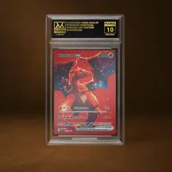 CHARIZARD VMAX MANA GRADE 10 POKEMON CUSTOM PSA STACKABLE SLAB GET 1 FREE - Image 1