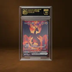 CHARIZARD VMAX MANA GRADE 10 POKEMON CUSTOM PSA STACKABLE SLAB GET 1 FREE - Image 1