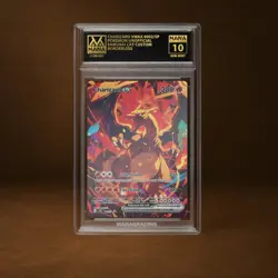 CHARIZARD VMAX MANA GRADE 10 POKEMON CUSTOM PSA STACKABLE SLAB GET 1 FREE - Image 1