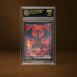 CHARIZARD VMAX MANA GRADE 10 POKEMON CUSTOM PSA STACKABLE SLAB GET 1 FREE - Image 1
