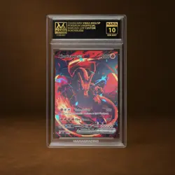 CHARIZARD VMAX MANA GRADE 10 POKEMON CUSTOM PSA STACKABLE SLAB GET 1 FREE - Image 1