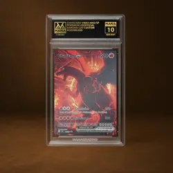 CHARIZARD VMAX MANA GRADE 10 POKEMON CUSTOM PSA STACKABLE SLAB GET 1 FREE - Image 1