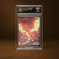 CHARIZARD VMAX MANA GRADE 10 POKEMON CUSTOM PSA STACKABLE SLAB GET 1 FREE - Image 1