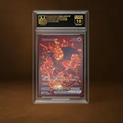 CHARIZARD VMAX MANA GRADE 10 POKEMON CUSTOM PSA STACKABLE SLAB GET 1 FREE - Image 1