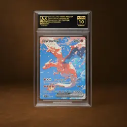 CHARIZARD VMAX MANA GRADE 10 POKEMON CUSTOM PSA STACKABLE SLAB GET 1 FREE - Image 1