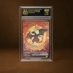 CHARIZARD VMAX MANA GRADE 10 POKEMON CUSTOM PSA STACKABLE SLAB GET 1 FREE - Image 1
