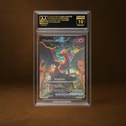 CHARIZARD VMAX MANA GRADE 10 POKEMON CUSTOM PSA STACKABLE SLAB GET 1 FREE - Image 1